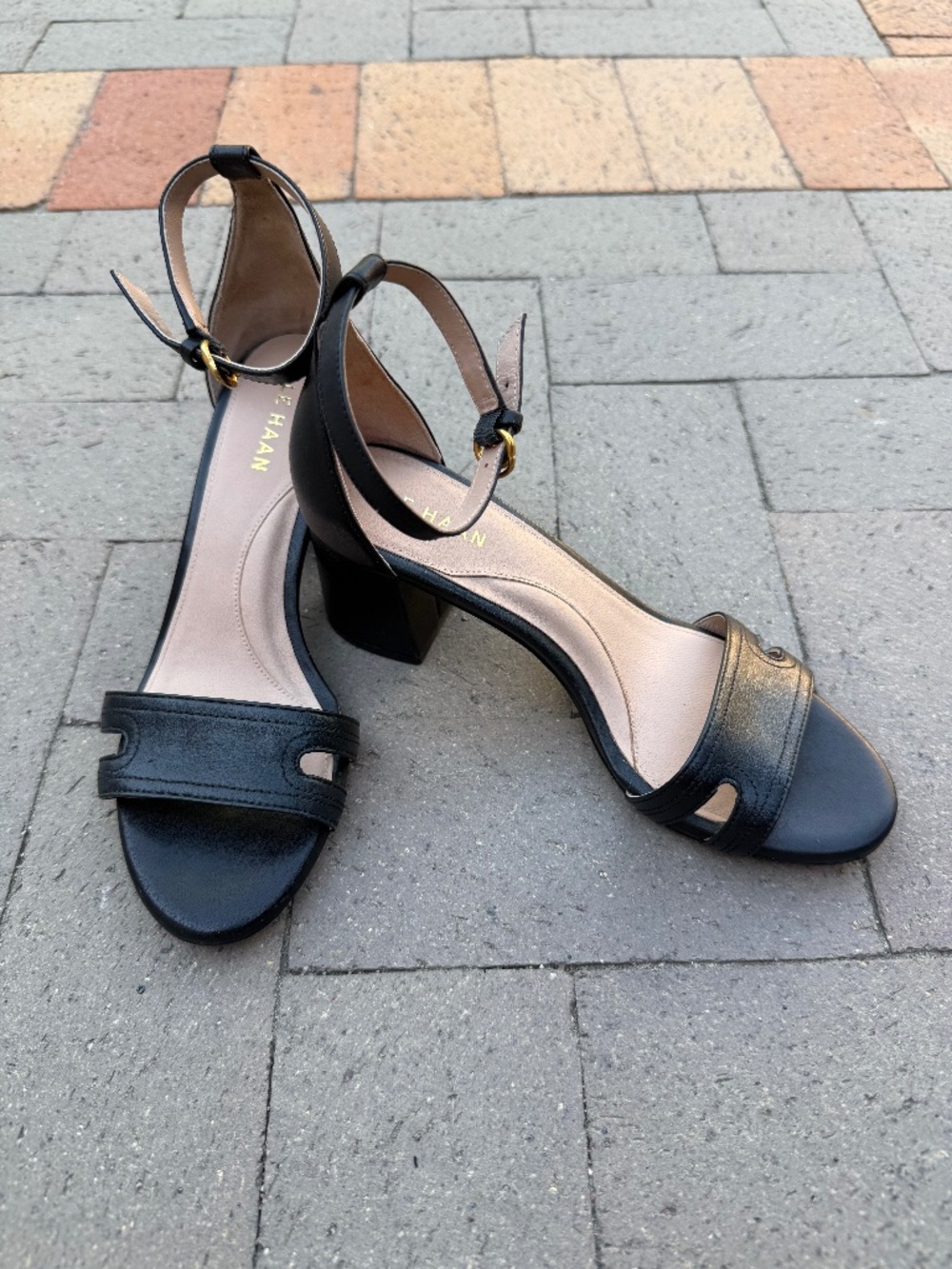 Cole Haan stacked heel sandal